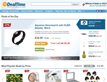 Tablet Screenshot of dealtime.co.uk